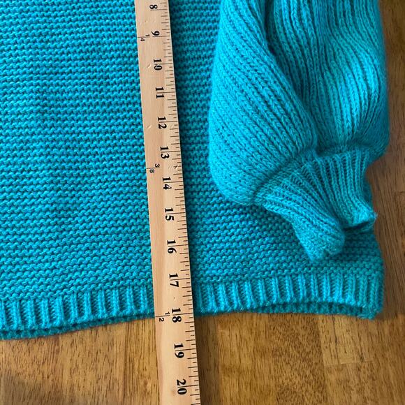 Maglificio Miss Eleven Women's Chunky Knit Sweater Medium Mock Turtleneck - Picture 10 of 10